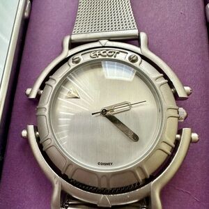 Walt Disney World Epcot Center 10th Anniversary Fossil Watch 1982-1992 New W/BOX